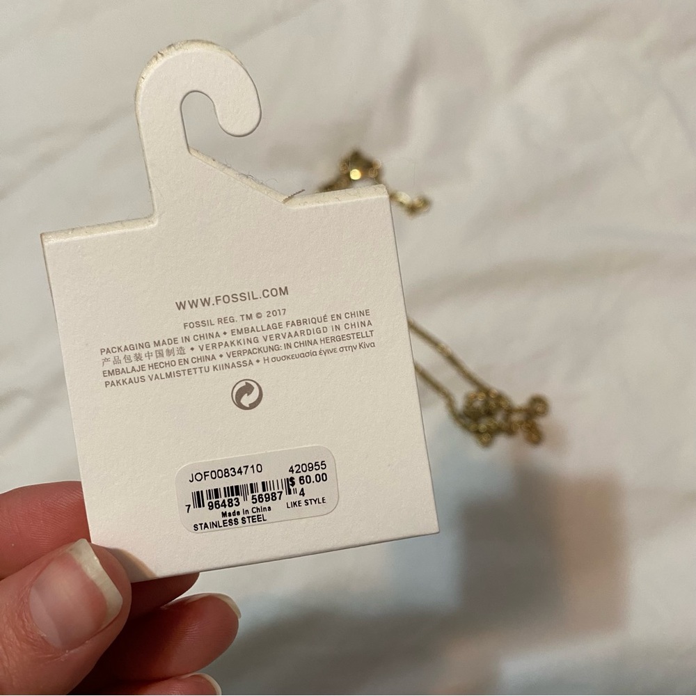 Fossil // faux gold chain - Picture 4 of 5